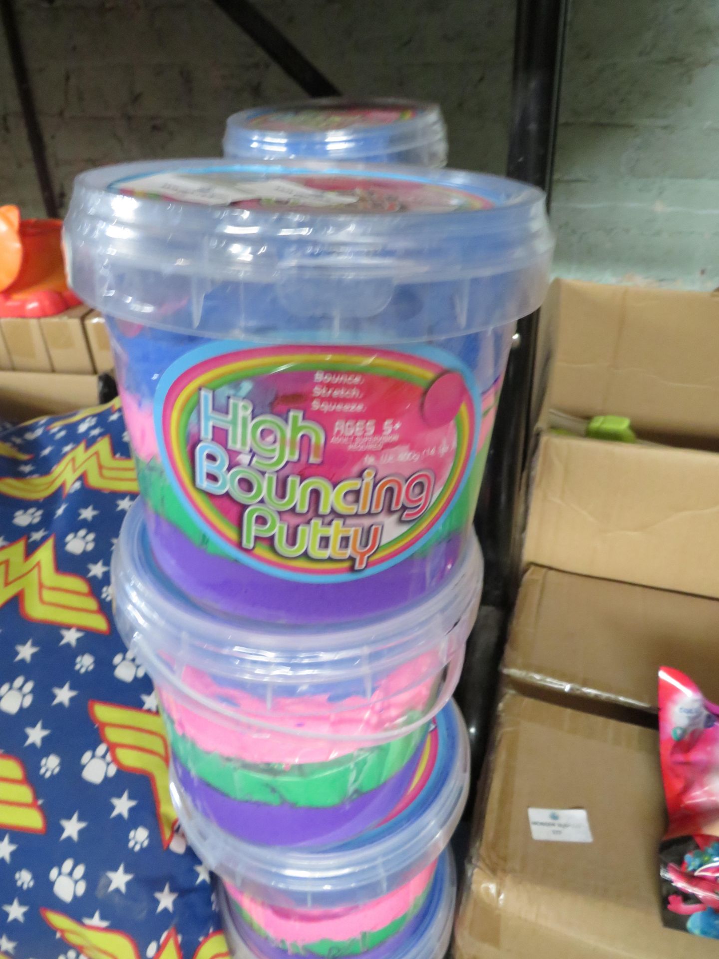 4x High Bouncing Putty - 400g - All Unused & Boxed.