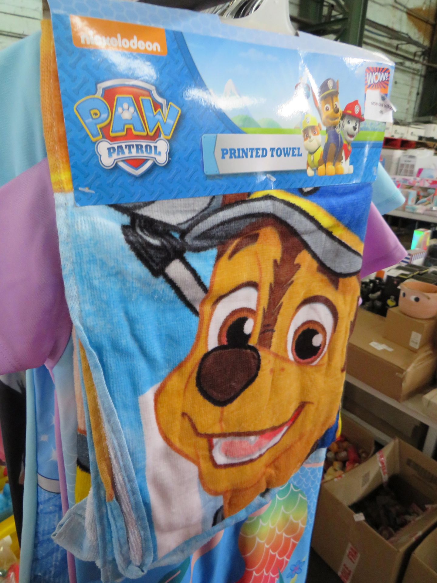 Paw Patrol - Printed Towel 70x140cm - Good Condition.