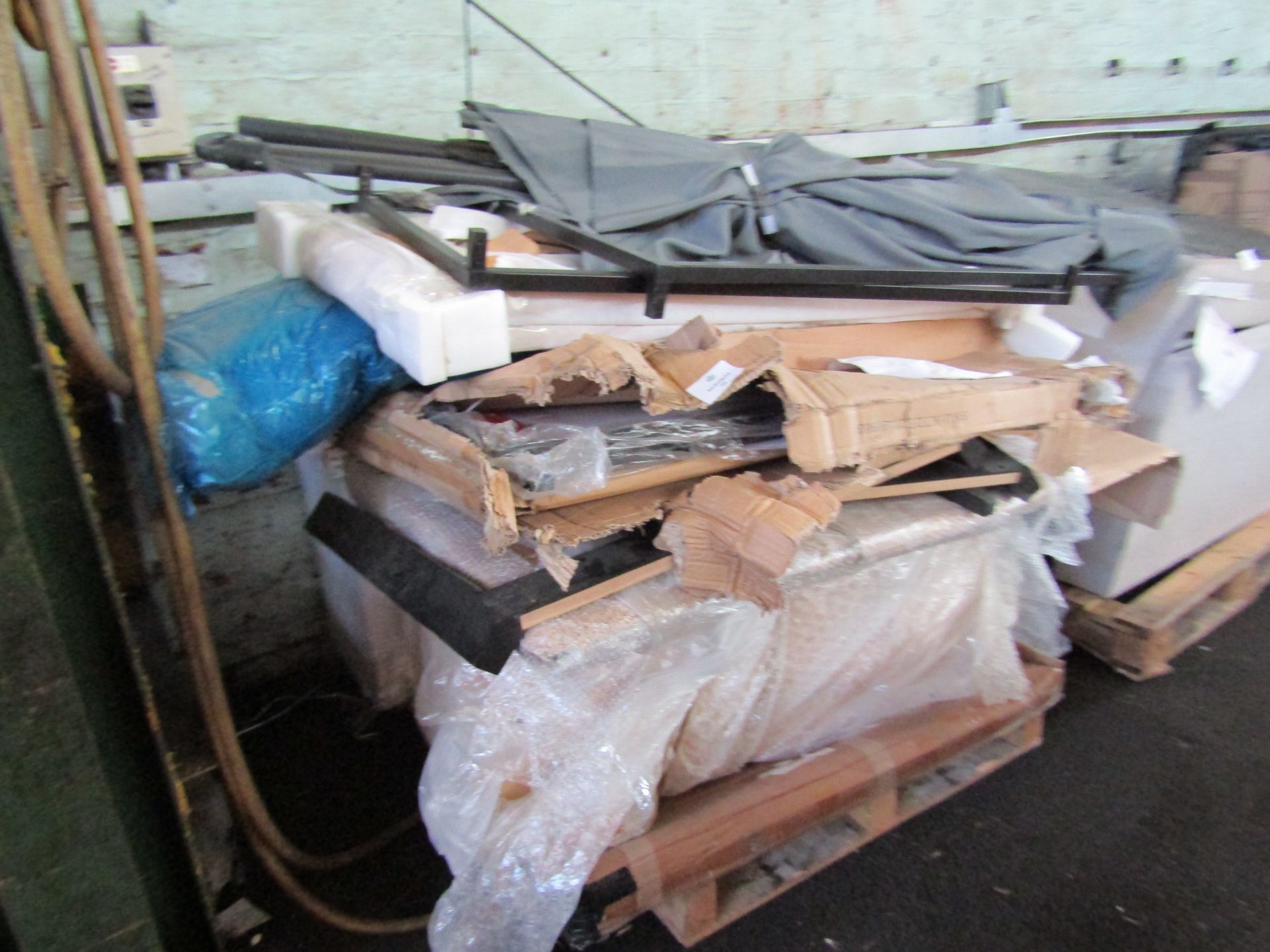 Pallet of various furniture. All unchecked