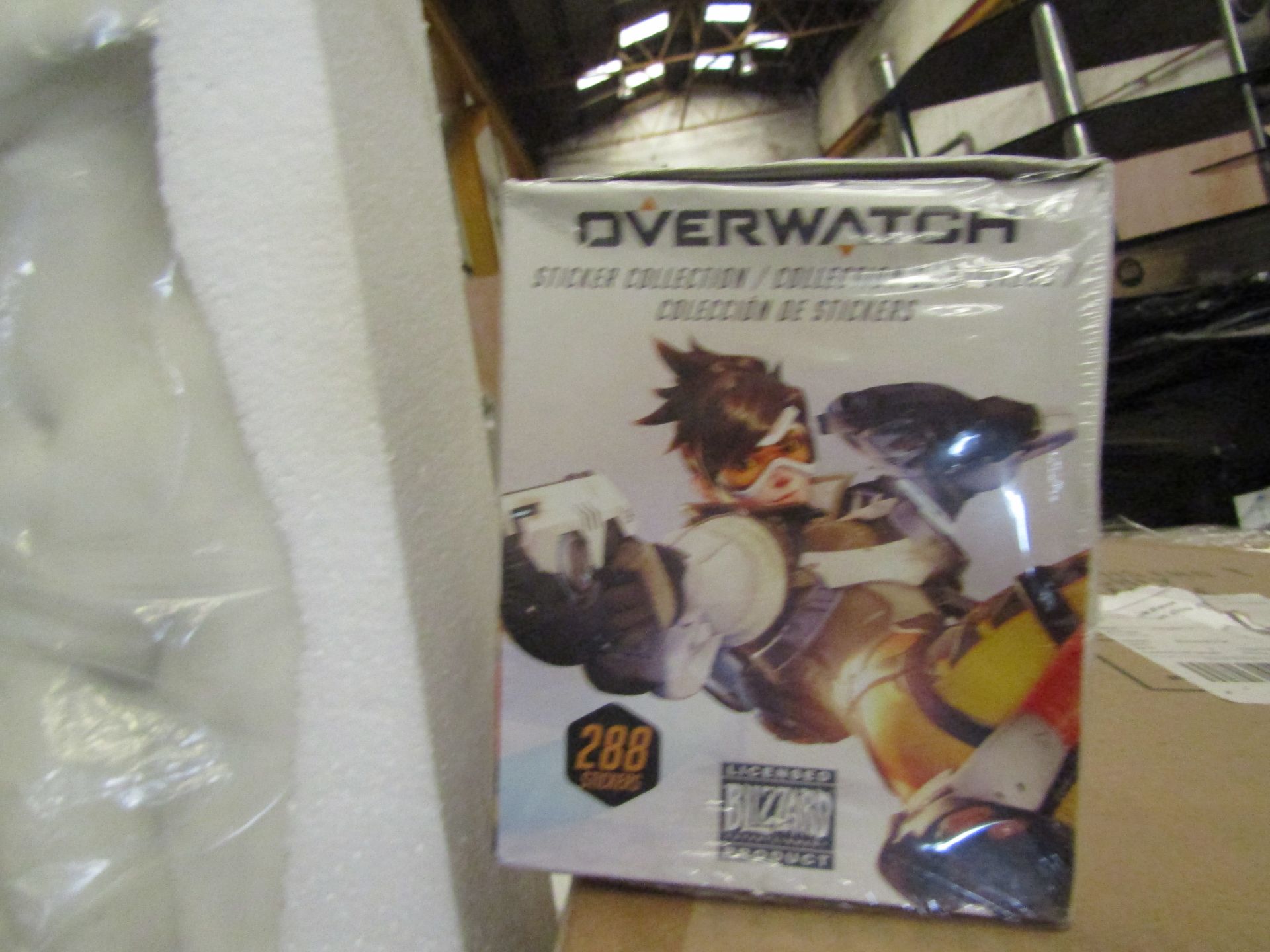 Mixed pallet with 13x 3 graces wall art and half a pallet of packs of Overwatch stickers, all new - Image 2 of 3