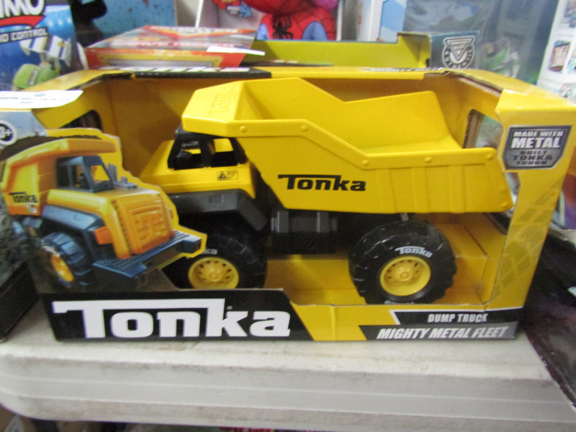 Tonka - Mighty Metal Fleet Dump Truck - Good Condition & Boxed.
