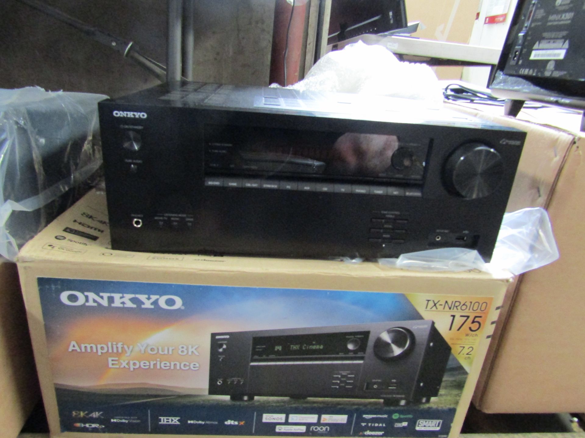 Onkyo TXNR6100 Black˜Dolby Atmos and DTS:X Home cinema, surround sound, AV Receiver PLU416198 RRP ?