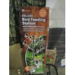 My Garden Deluxe Bird Feeding Station with Adjustable Leaves packaged uchecked