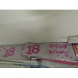 Approx 40 Various Birthday & Other Occasion banners All Packaged