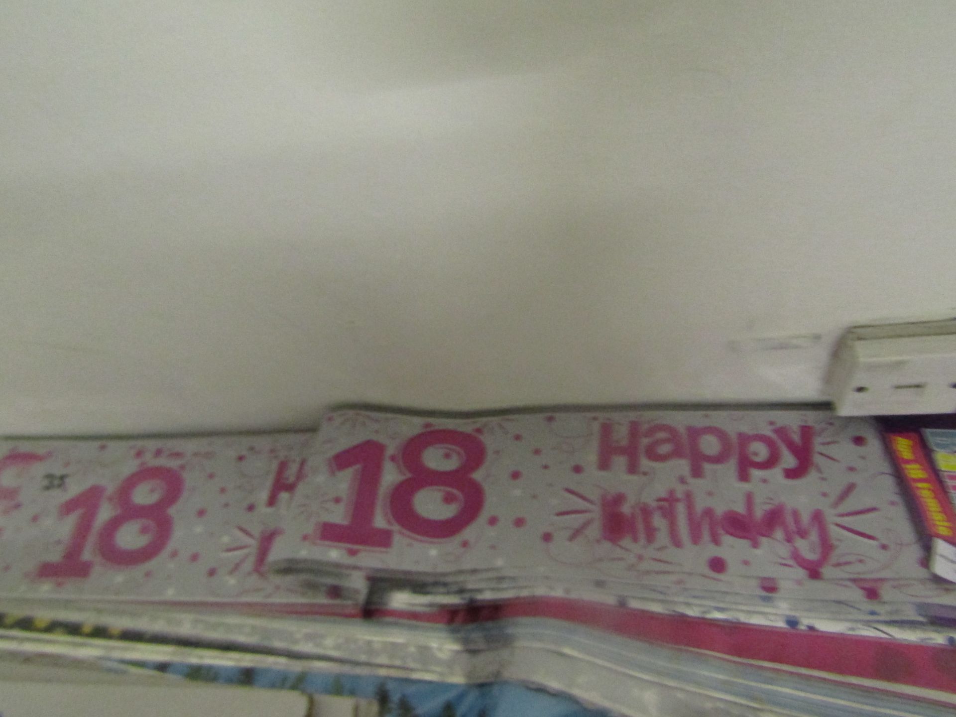 Approx 40 Various Birthday & Other Occasion banners All Packaged