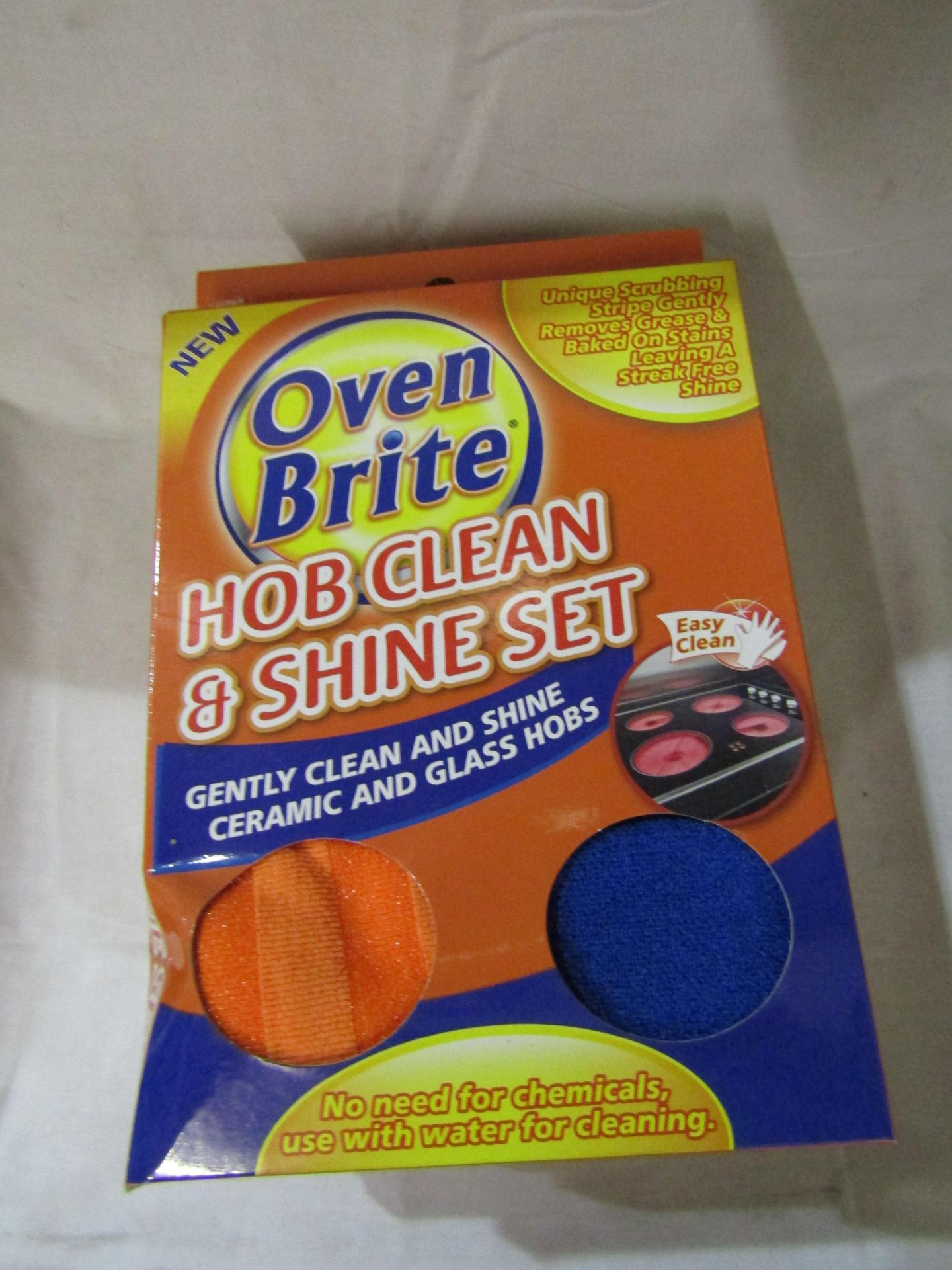 7 X Oven Brite Hob Clean & Shine Set New & Boxed