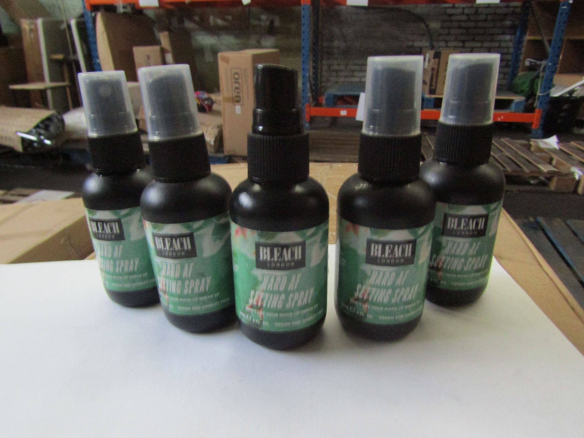 5x Bleach London - Hard AF Setting Spray, Please seeimage for Details - New & Packaged.
