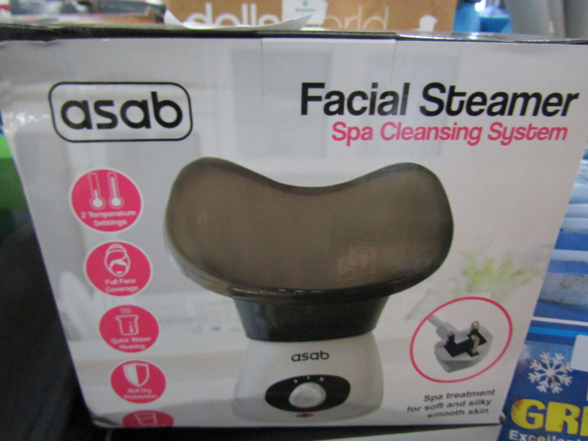 Asab - Facial Steamer Spa Cleansing System - Unchecked & Boxed.