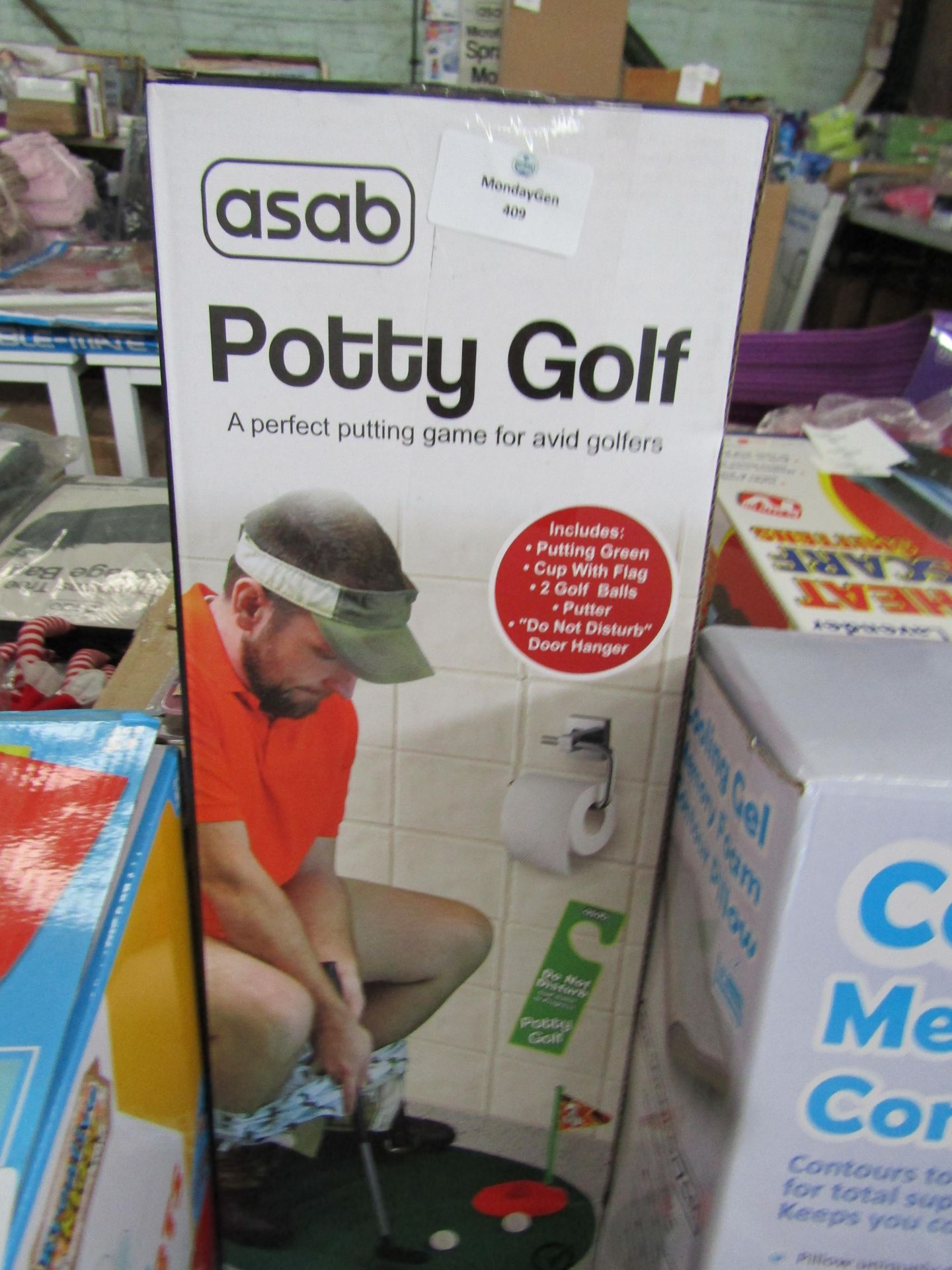 Asab - Toilet Potty Golf - Unchecked & Boxed.