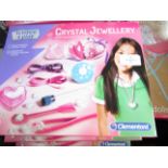 4x Clementoni - Science & Play Crystal Jewellery - New & Boxed.