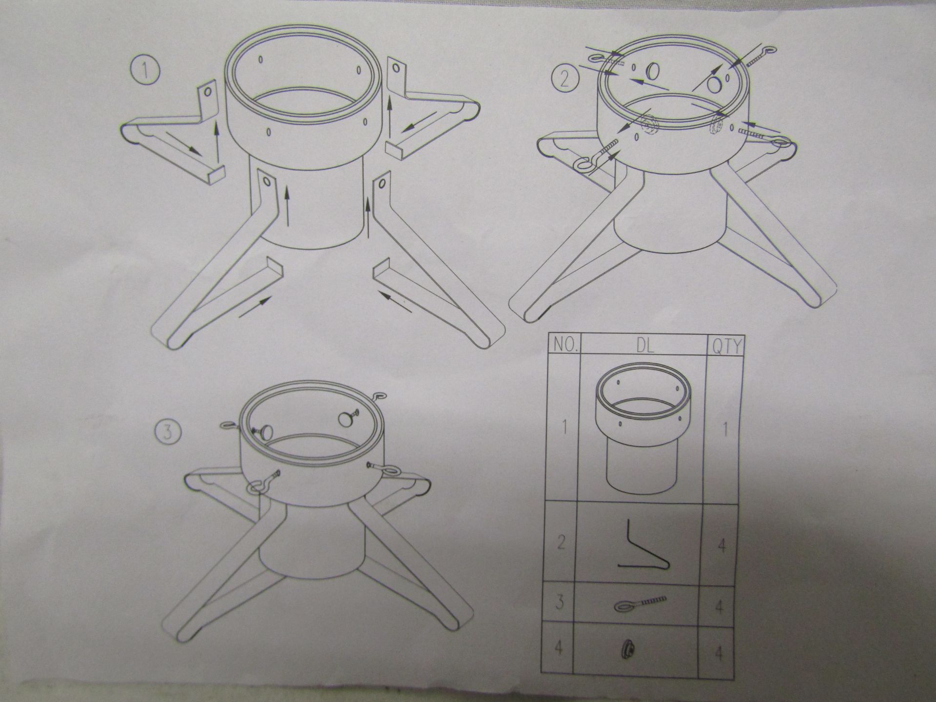 Christmas Tree Stand Unchecked & Boxed