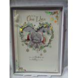 4 X Handmade Me-To-You Christmas Cards ( For The One I Love )Approx Size 40 X 30 CM New & Boxed