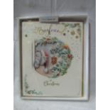 4 X Handmade Me-To_You Christmas Cards ( Boyfriend) Approx Size 24 X 20 CM New & Boxed