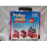 Neat Ideas Trolley Mate Pink 25KG Capacity Unchecked & Packaged