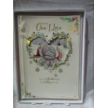 4 X Handmade Me-To-You Christmas Cards ( For The One I Love )Approx Size 40 X 30 CM New & Boxed