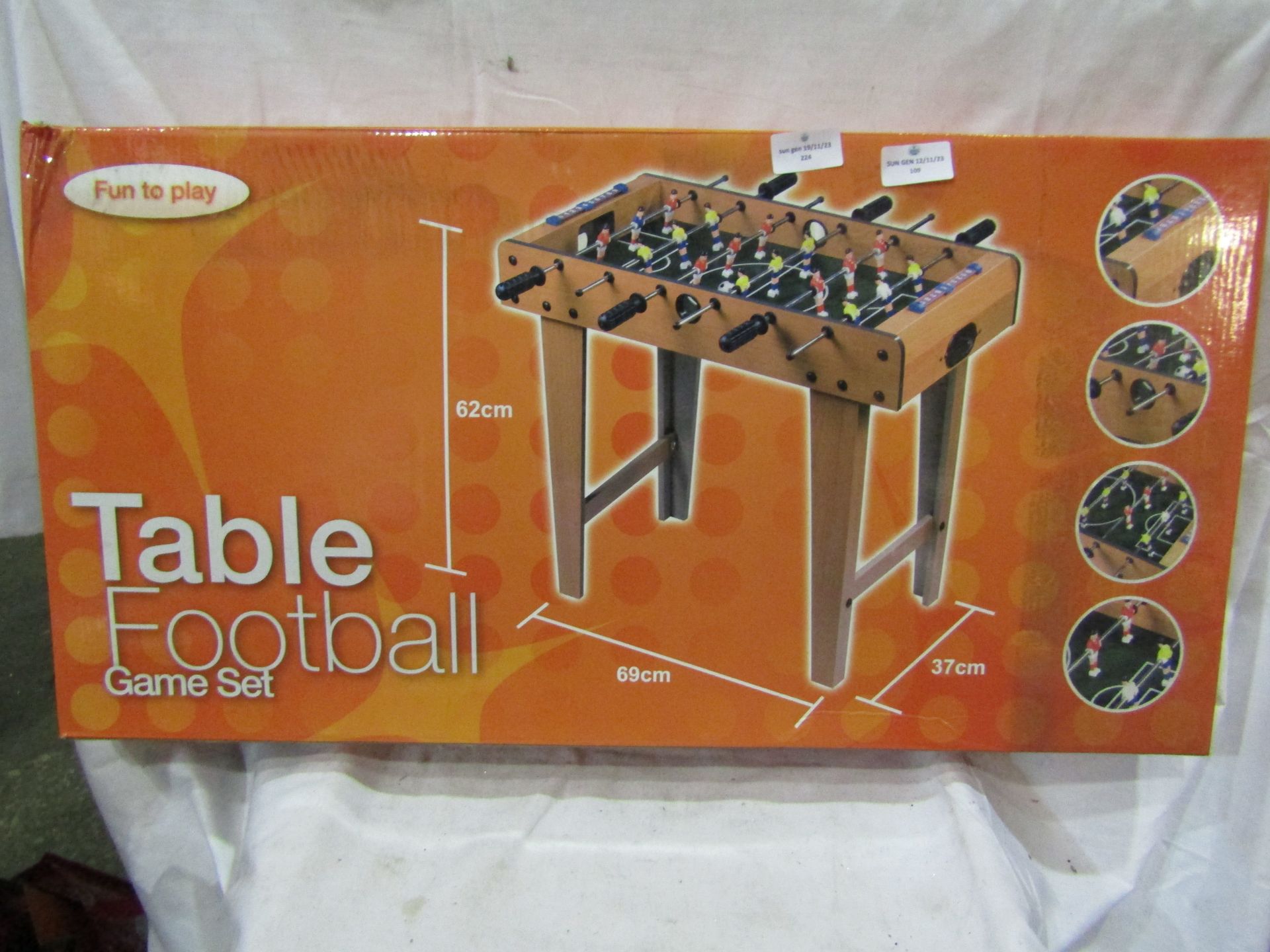 Table Football Game H63 X W 69 X D 37 CM Unchecked & Boxed