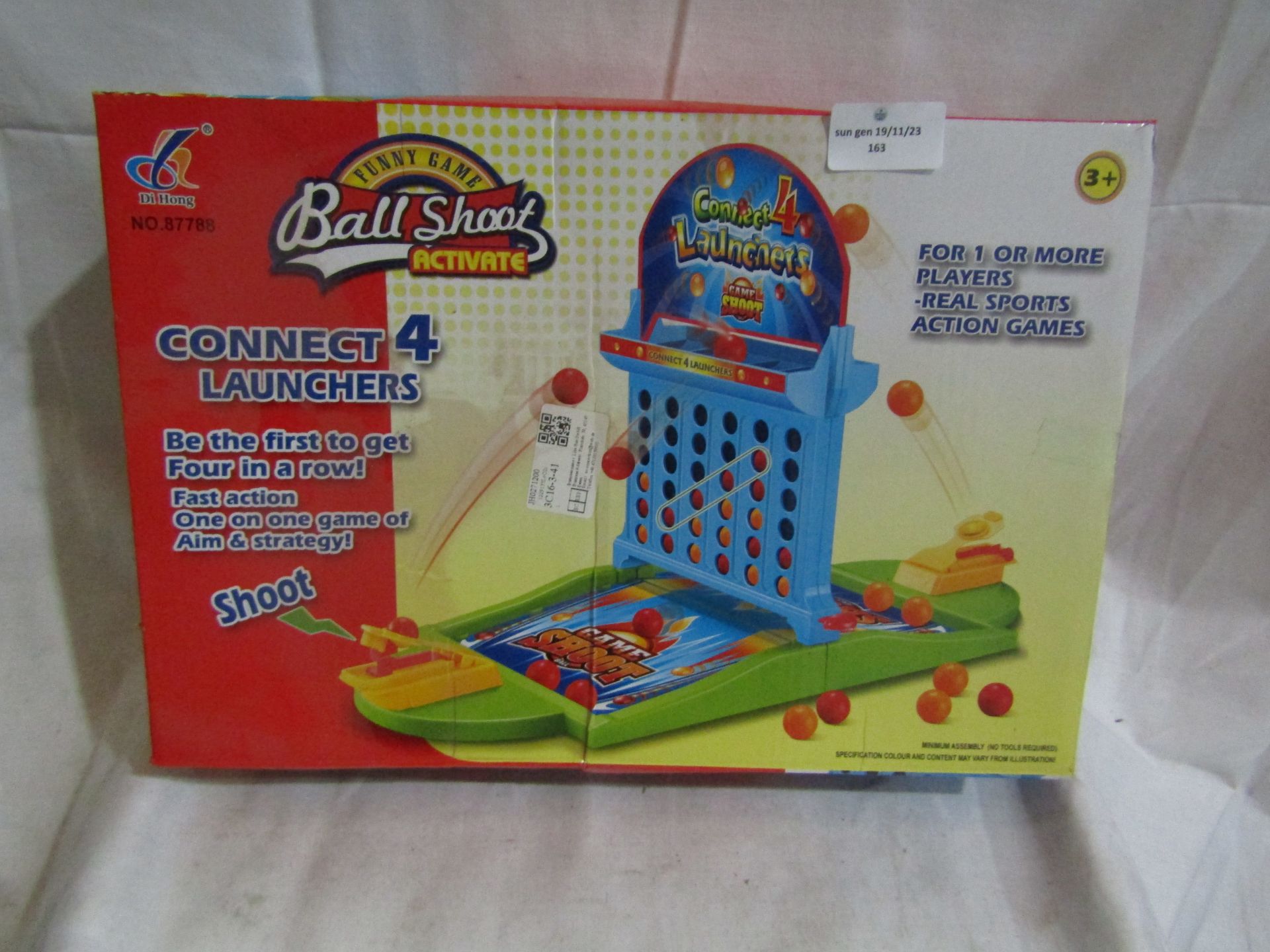 Connect 4 Launchers Game Unchecked & Boxed