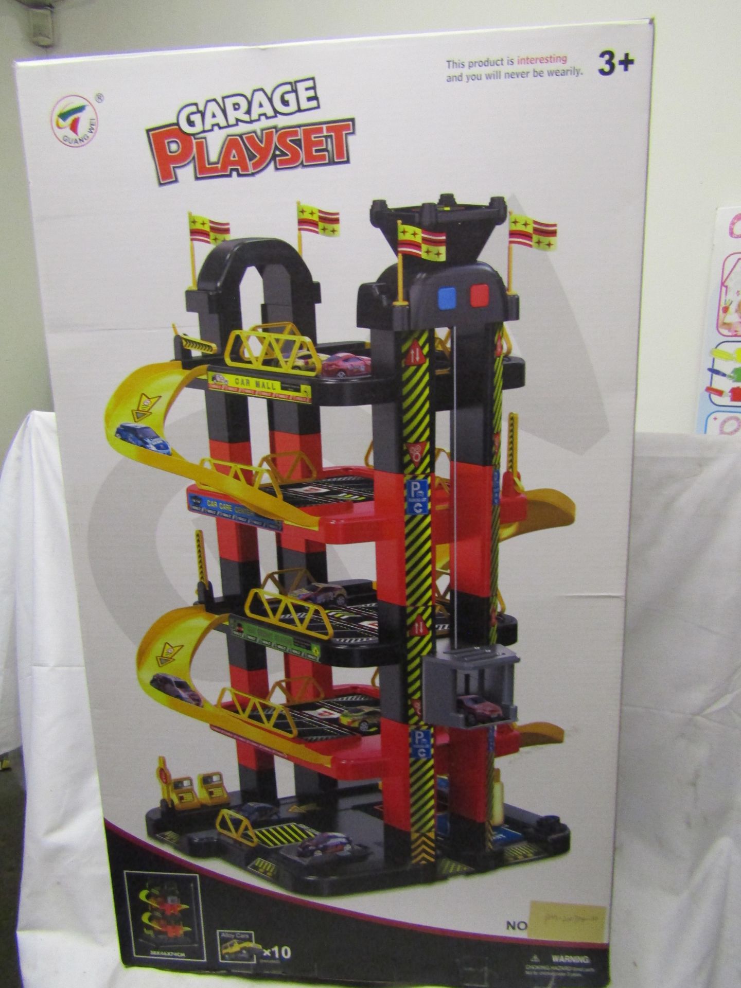 Garage Playset ( See Image ) Unchecked & Boxed