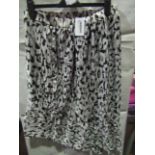 Mono AnimalWrap Midi Skirt Size 16 new & Packaged