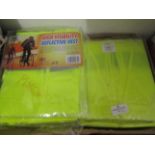 Approx 24 Hi-Viz Vests Various Sizes New & Packaged