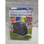 Large Retractable Double Washing Line Unchecked & Boxed