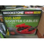 Brookstone - 200Amp Booster Cables 2m - New & Boxed.
