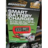 Brookstone - Smart Battery Charger 6v-12v 6.3Amps - New & Boxed.