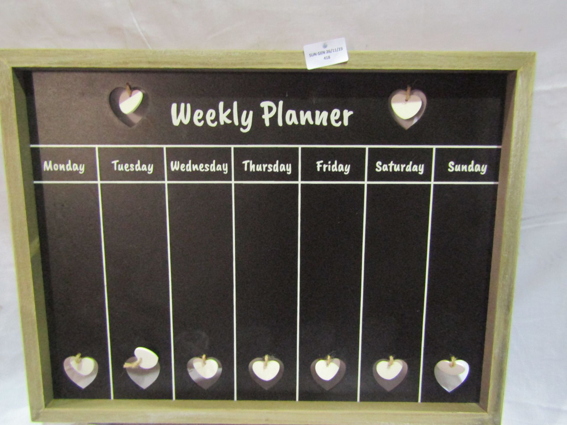 Weekly Planner Board Looks Unused