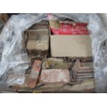 Pallet of Mixed reclained brick tiles and reclaimed bricks