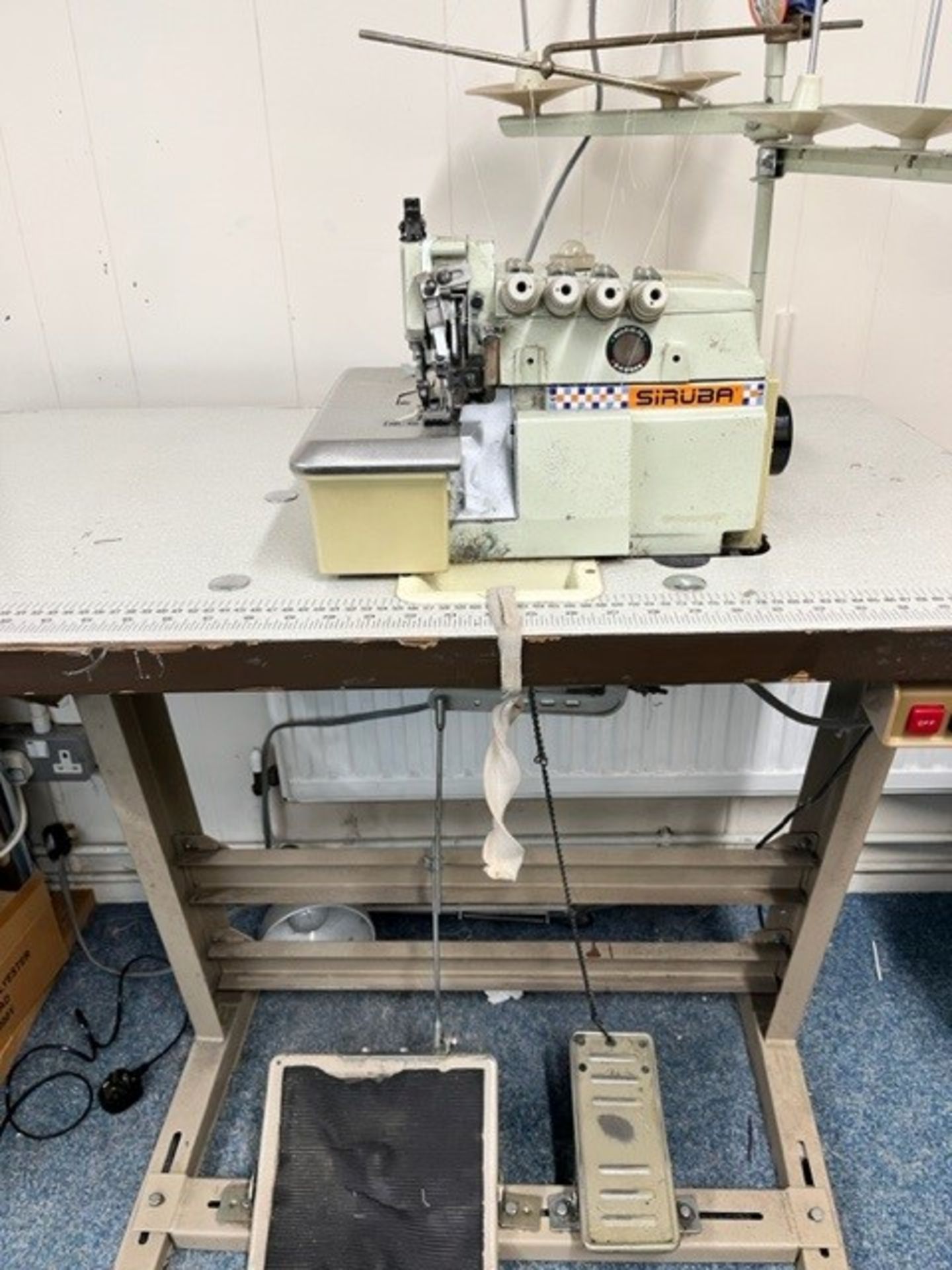 No VAT Siruba 4 thread overlocker £200, was working up to the recent closure of the sewing