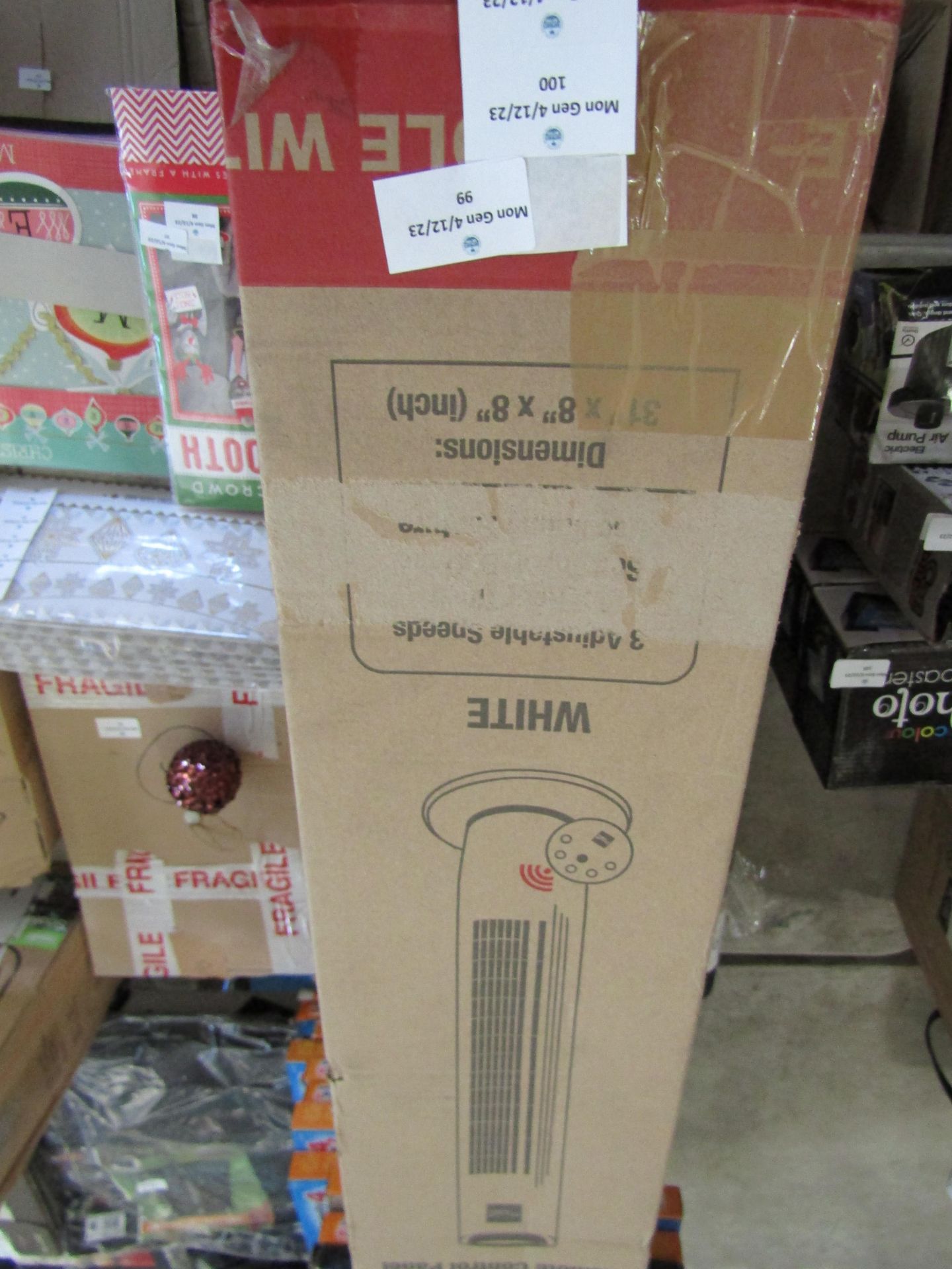 Tower Fan 31" - Untested & Boxed.