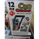 12oz Can Crusher With Bottle Opener - Boxed.