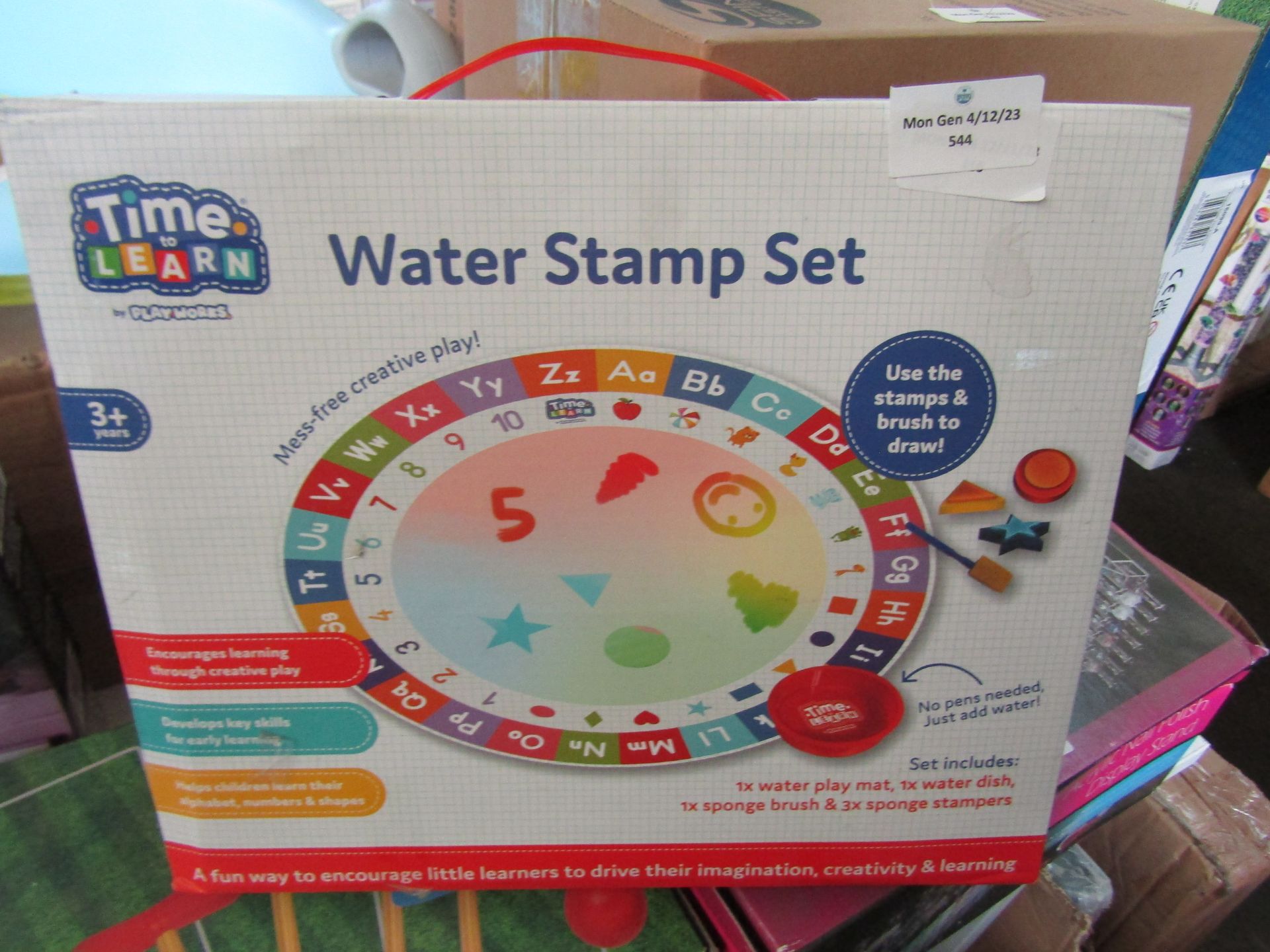 Time To Learn - Water Stamp Set - Boxed.