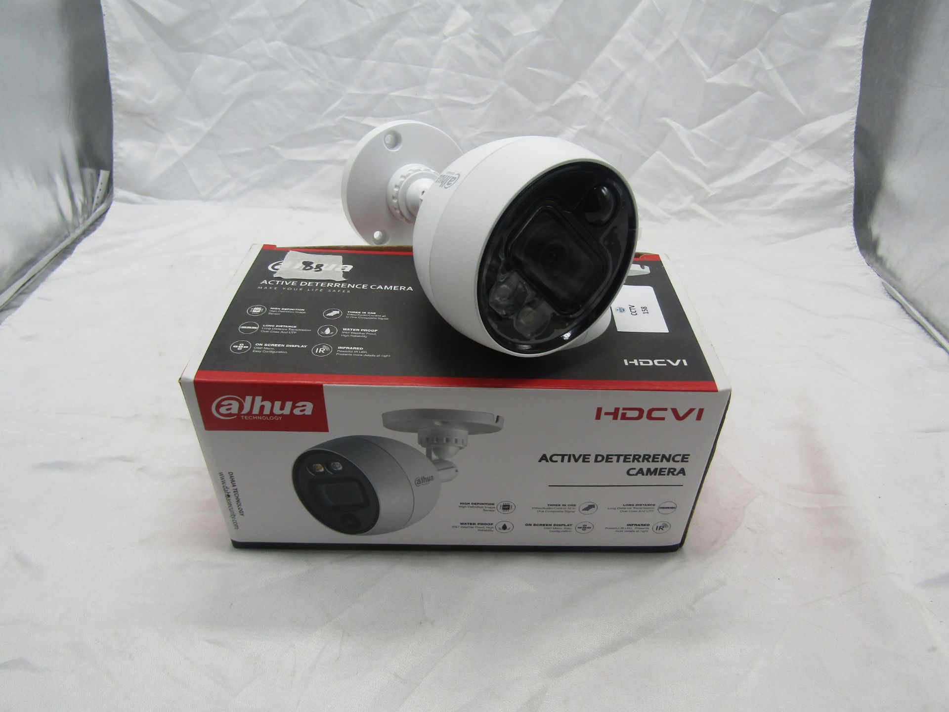 DAHUA VISION TECHNOLOGY Product: HDCVI CAMERA Model:DH-HAC-ME1200BP-LED PAL/20m/2.8mm/S4 Weight:0.