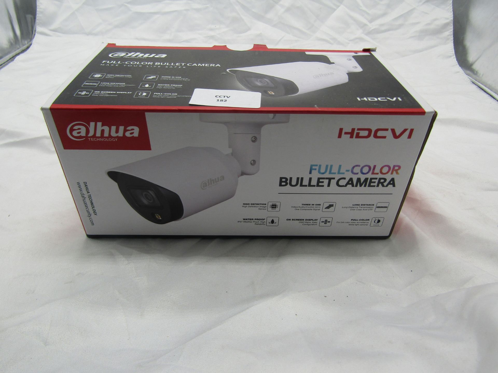 Dahua HDCVI CAMERA Model: DH - HAC - HFW1239TP - LED PAL/20m/3.6mm 2MP 3.6mm