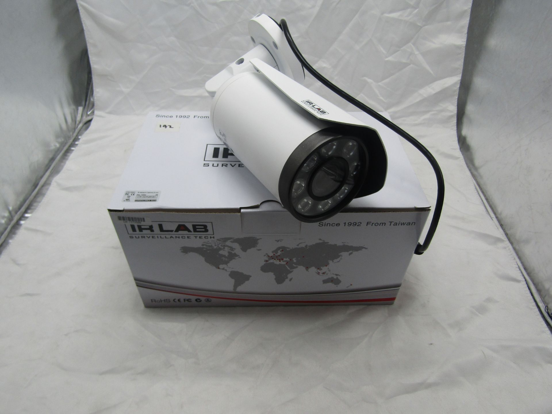 IR Lab Surveillance Tech Network Camera DC12V CIR-HDR28NEC SURVEILLANCE TECH IRLAB 3.0MP H.264