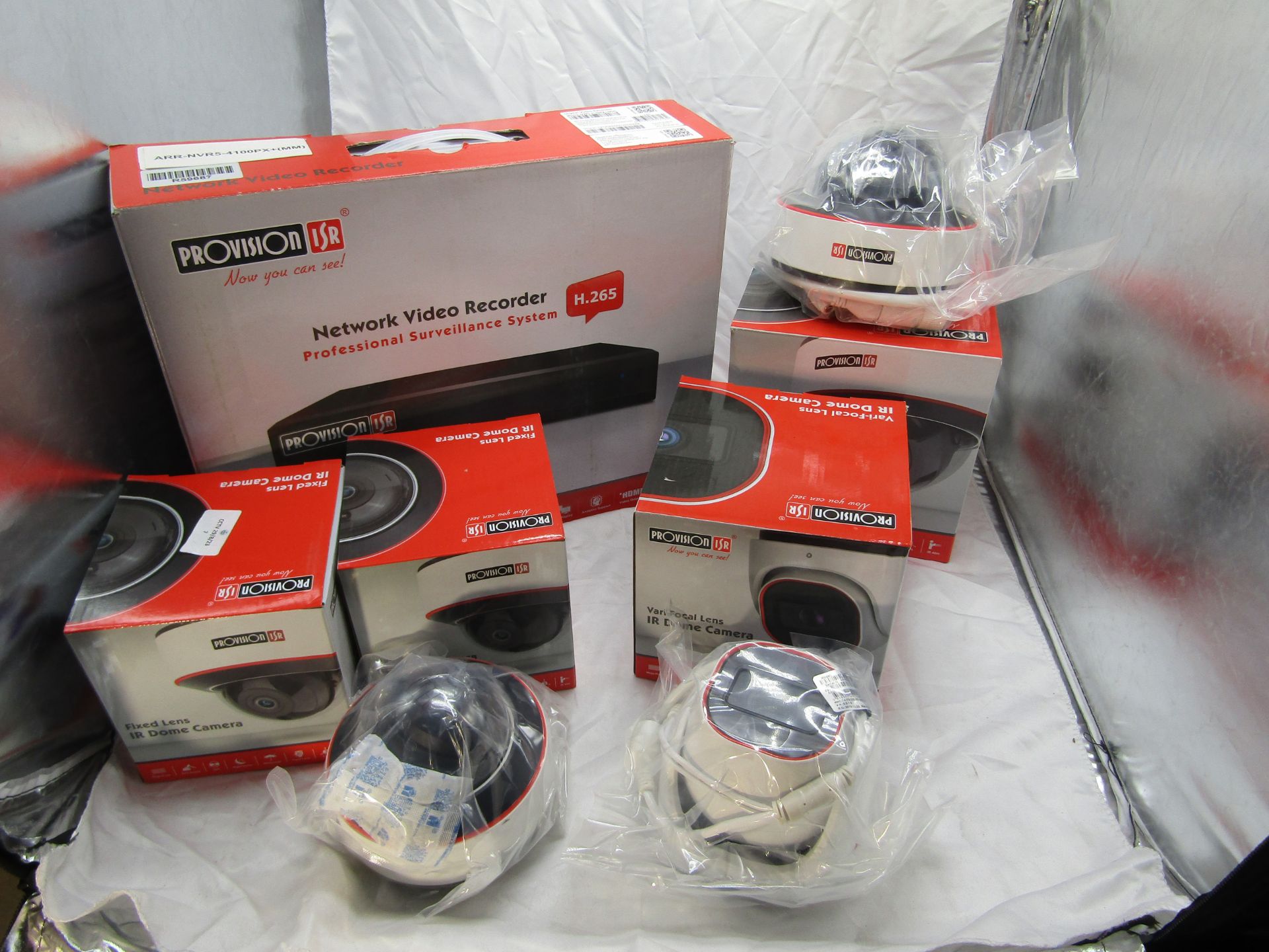 Provision 4 camera CCTV system, includes the followingARR-NVR_4100Px+(MM) Provision NVR5-4100PX-MM