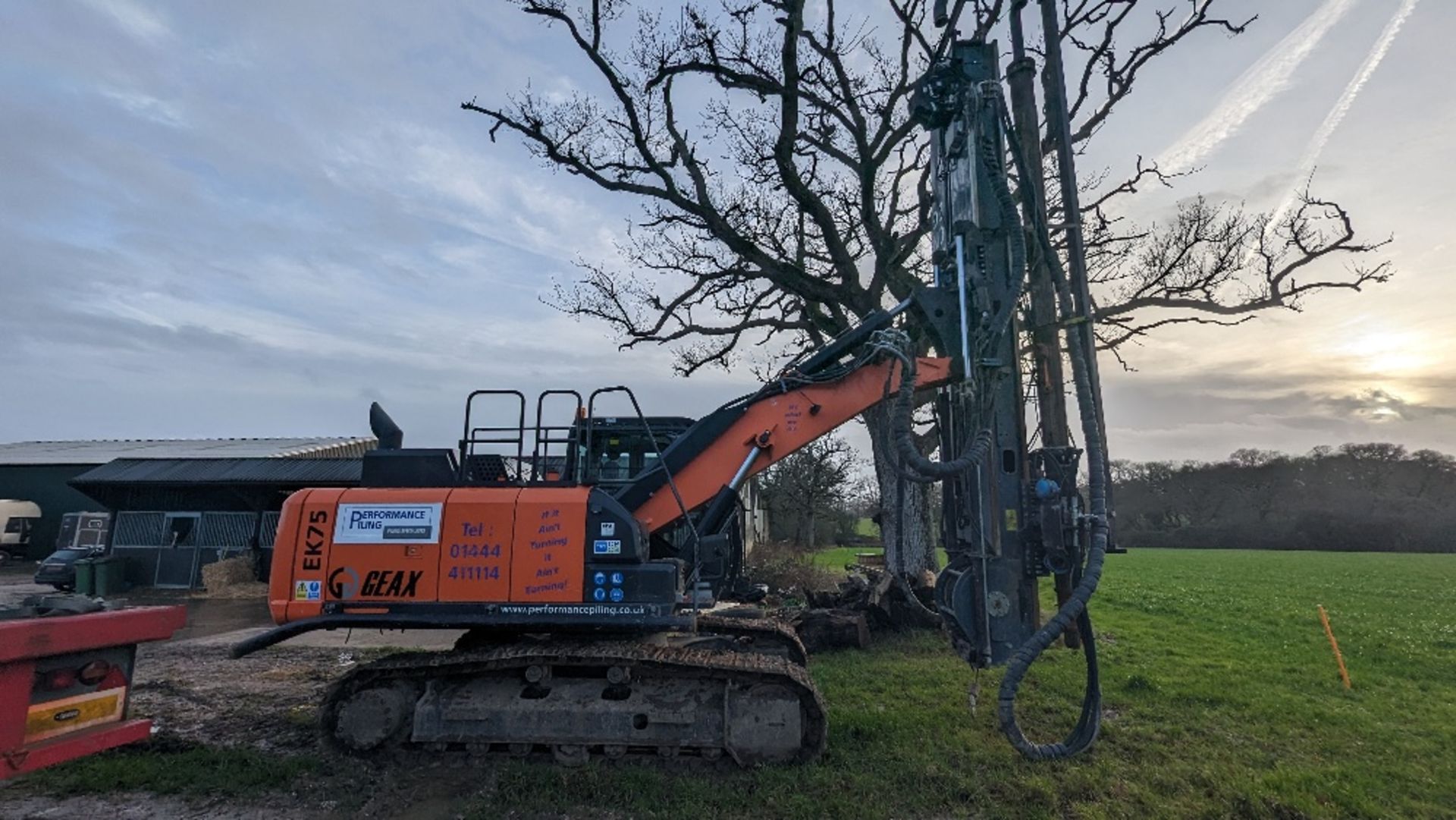 Geax EK75 Piling Rig with Hitachi ZX 160LC Base - Image 6 of 37