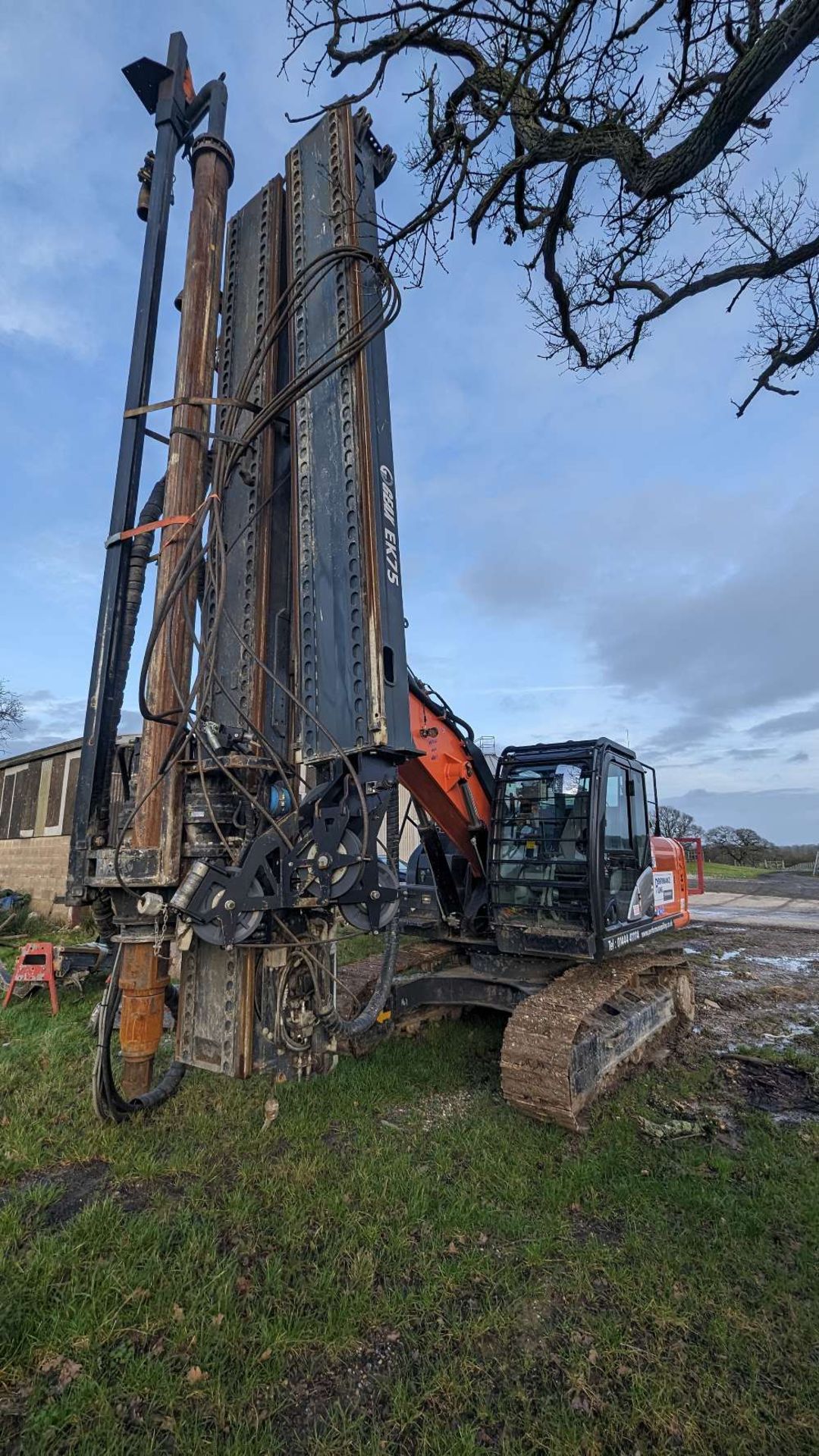 Geax EK75 Piling Rig with Hitachi ZX 160LC Base - Image 3 of 37