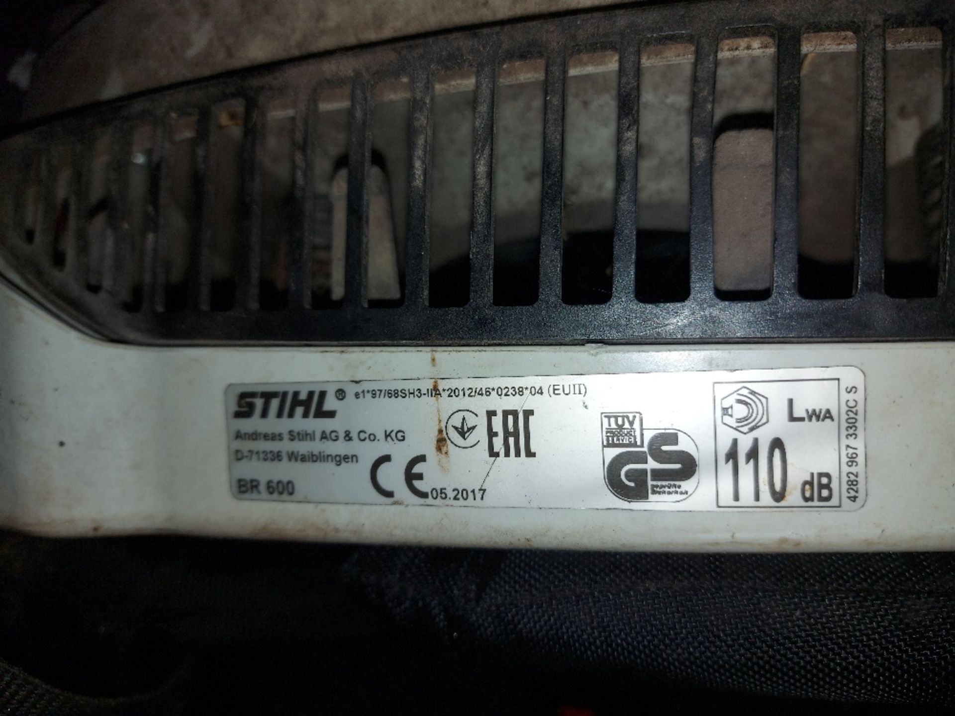 Stihl BR 600 Back Pack Leaf Blower - Image 4 of 4