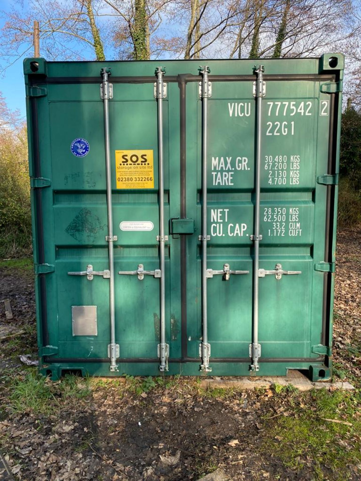 20ft Steel shipping container - Bild 2 aus 4