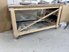 Custom made mobile workbench