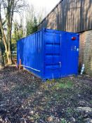 Steel container welfare unit approx 20ft