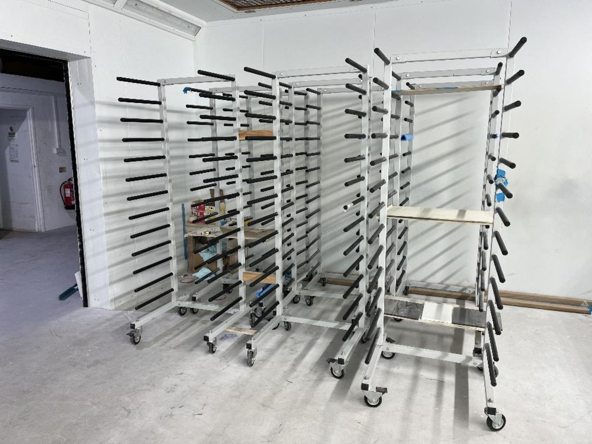 (9) Mobile Spray Booth Drying Racks - Image 2 of 2