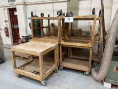 10 timber framed trolleys throughout