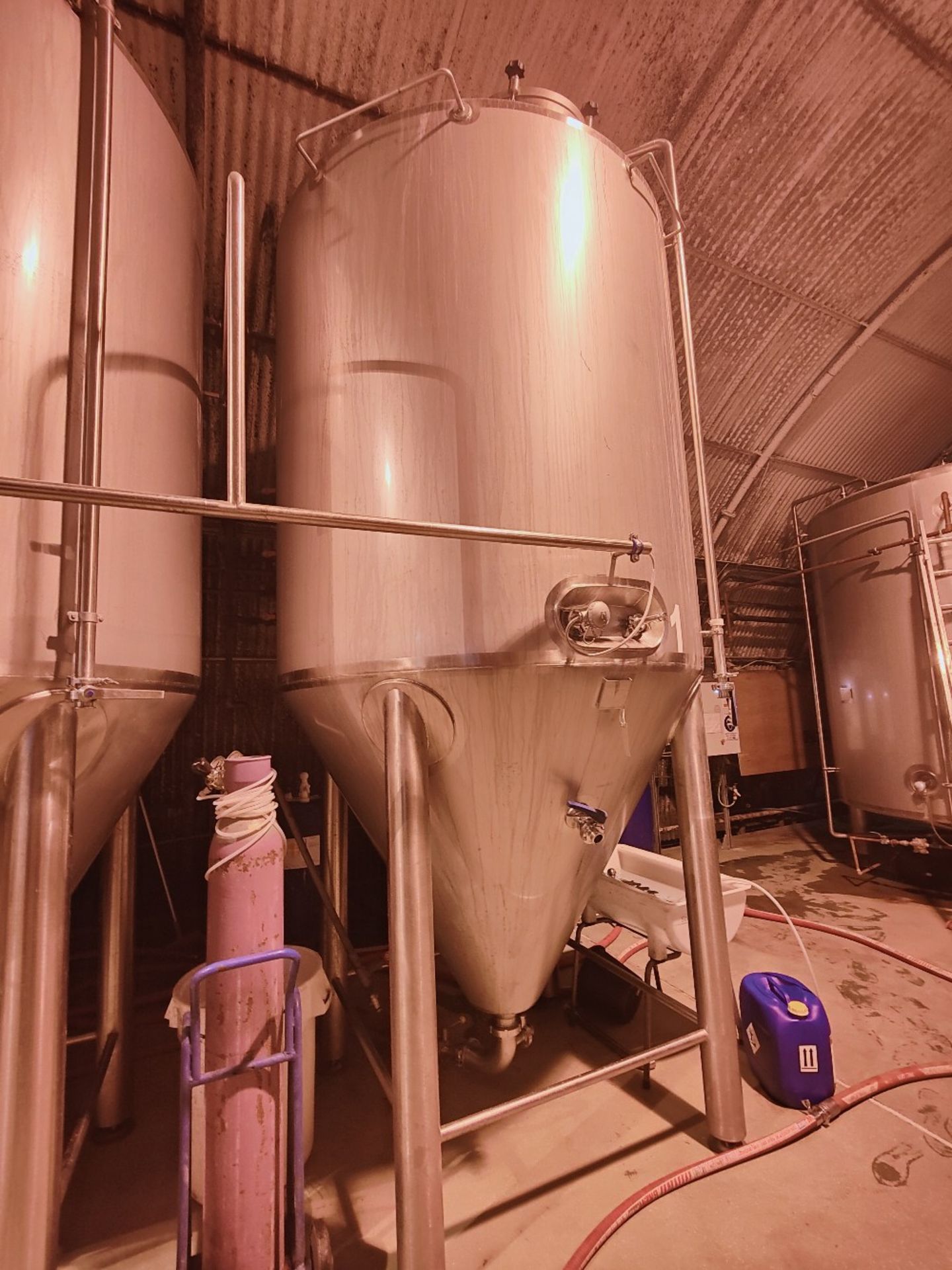 (2014) Biomashinostroene Ad, Bulgaria 6690 Litre Stainless Steel Fermentation Tank With Conical Base - Image 2 of 5