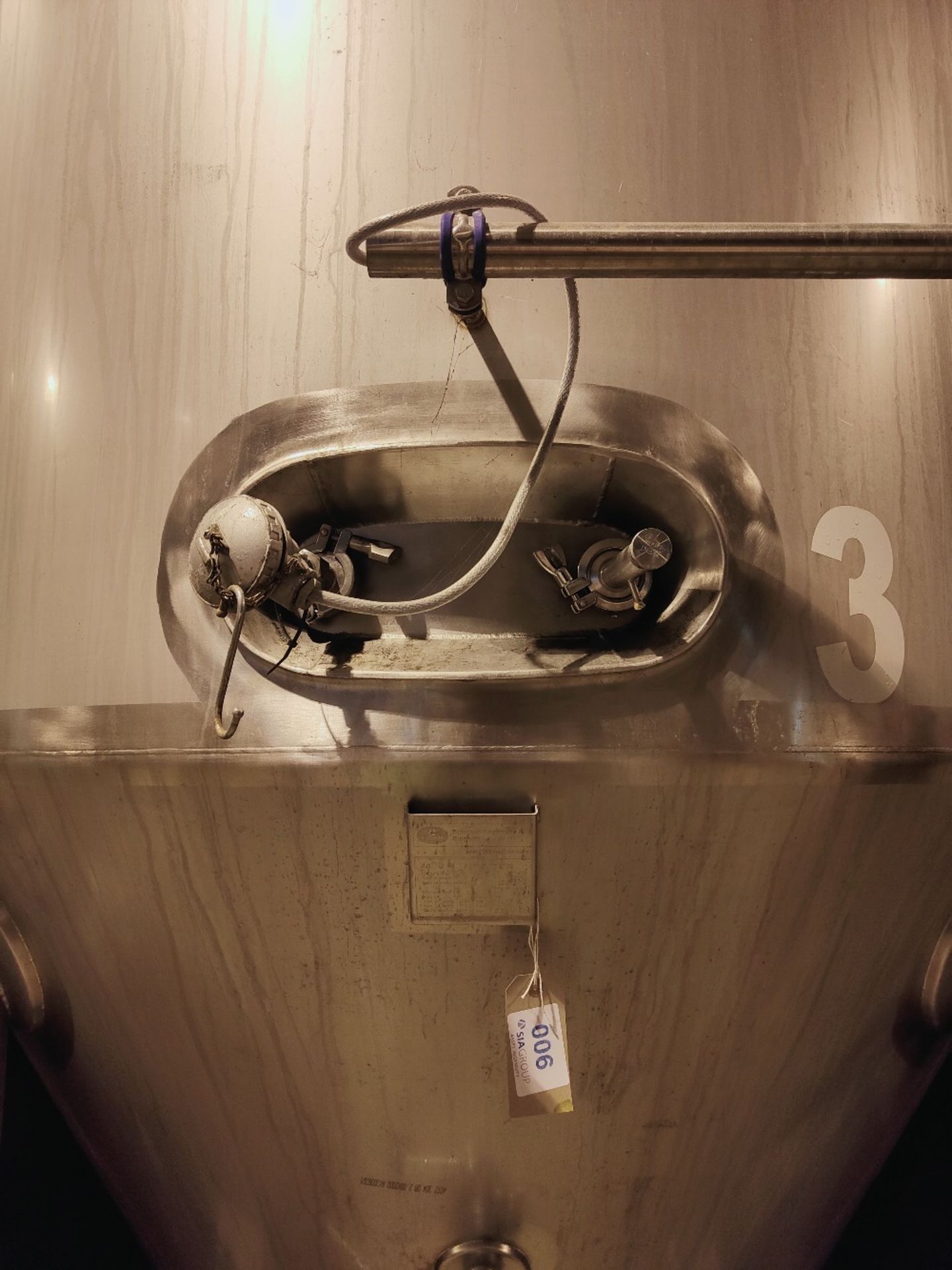 (2014) Biomashinostroene Ad, Bulgaria 6690 Litre Stainless Steel Fermentation Tank With Conical Base - Image 2 of 4