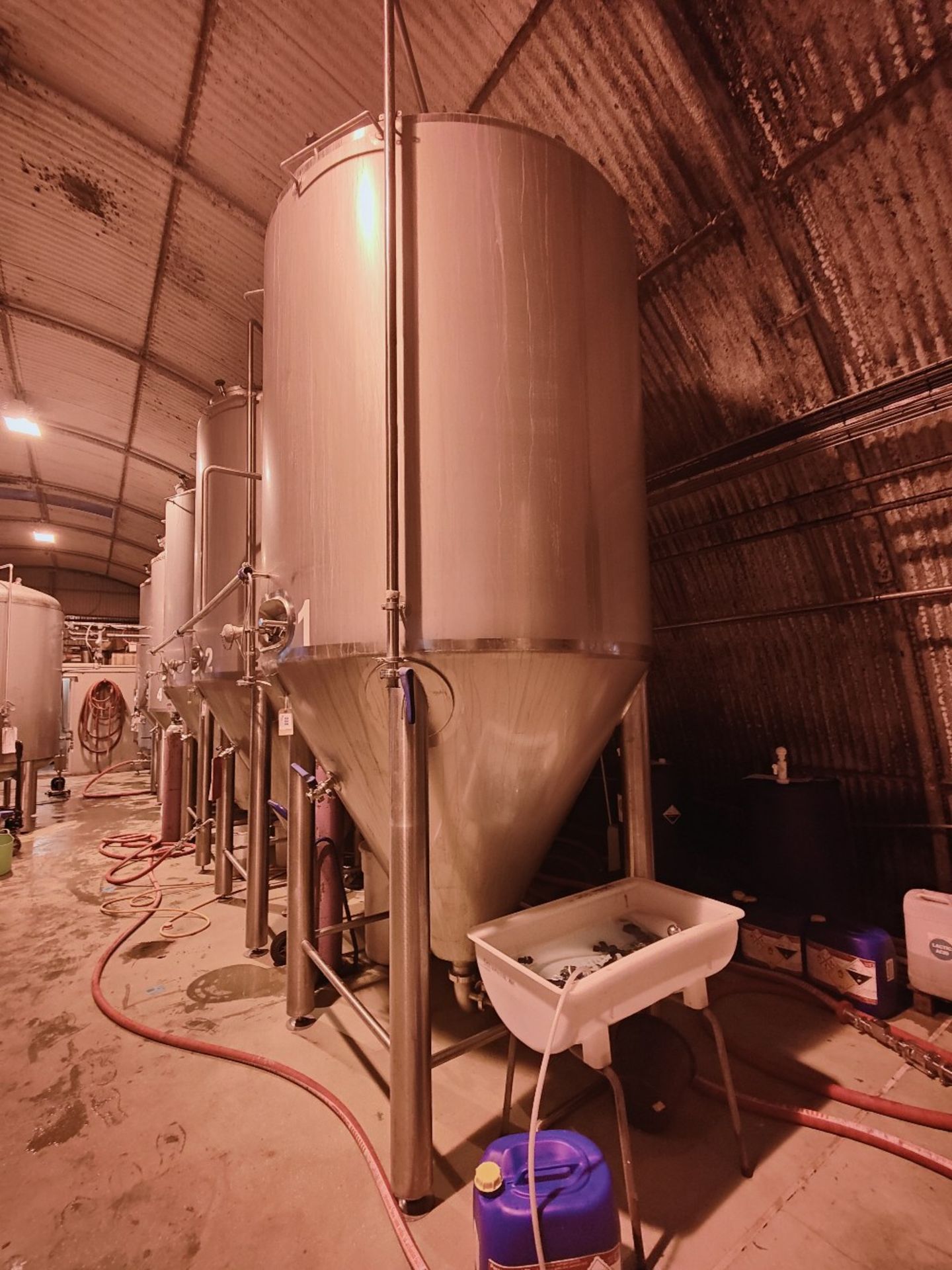 (2014) Biomashinostroene Ad, Bulgaria 6690 Litre Stainless Steel Fermentation Tank With Conical Base - Image 3 of 5