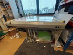 Rectangular Steel Frame Light Box Table