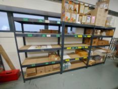 (4) Bays of Five tier Boltless Racking